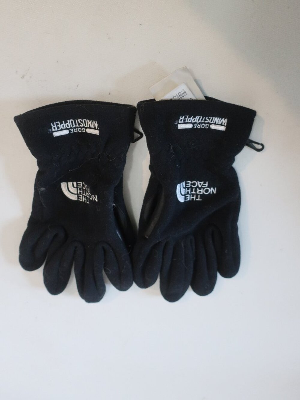 Mens The North Face Black (Item-3) Gore Windstopper Logo Gloves S/P
